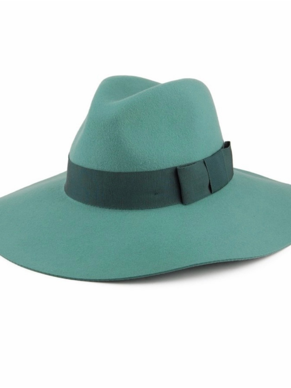 Brixton Piper Hat Wide Brim Felt Fedora Hat - sea Green